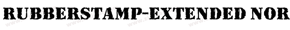 RubberStamp-Extended Normal字体转换
